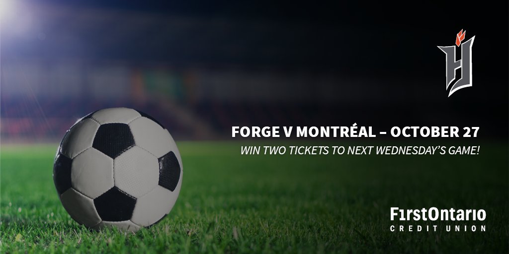 It's the semi-finals of the Canadian Championship, and here's your chance to #win a pair of tickets to the <a href="/ForgeFCHamilton/">Forge FC</a> v CF Montreal game on Oct 27. The draw takes place this Friday, so hurry and click the link below to enter.
⚽ contest.app.do/win-tickets-to…
#contest #giveaway