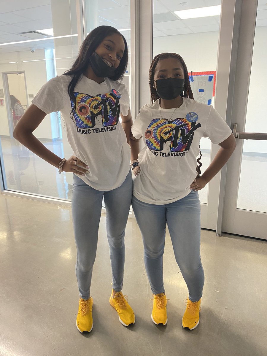 It’s Homecoming Week + hype is high!!These twins and the rest of the Varsity squad are ready to take down Westbury today, 6:30 PM @ Butler. Let’s go, ladies!