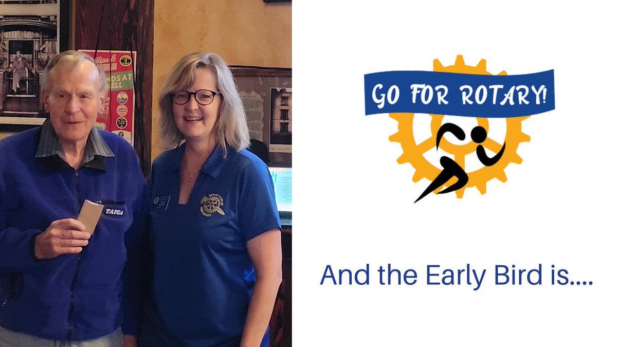 portmoodyrotary's tweet photo. Congratulations Wolf Schamberger - our Early Bird winner. Wolf wins a $50 gift card from Parkside Brewery which he plans to enjoy after his 150K walk for #goforrotary
Though Wolf was the early bird, there is still time to sign up! #portmoody
Register at https://t.co/7ovPXFaZI5 https://t.co/KrtI74Daur