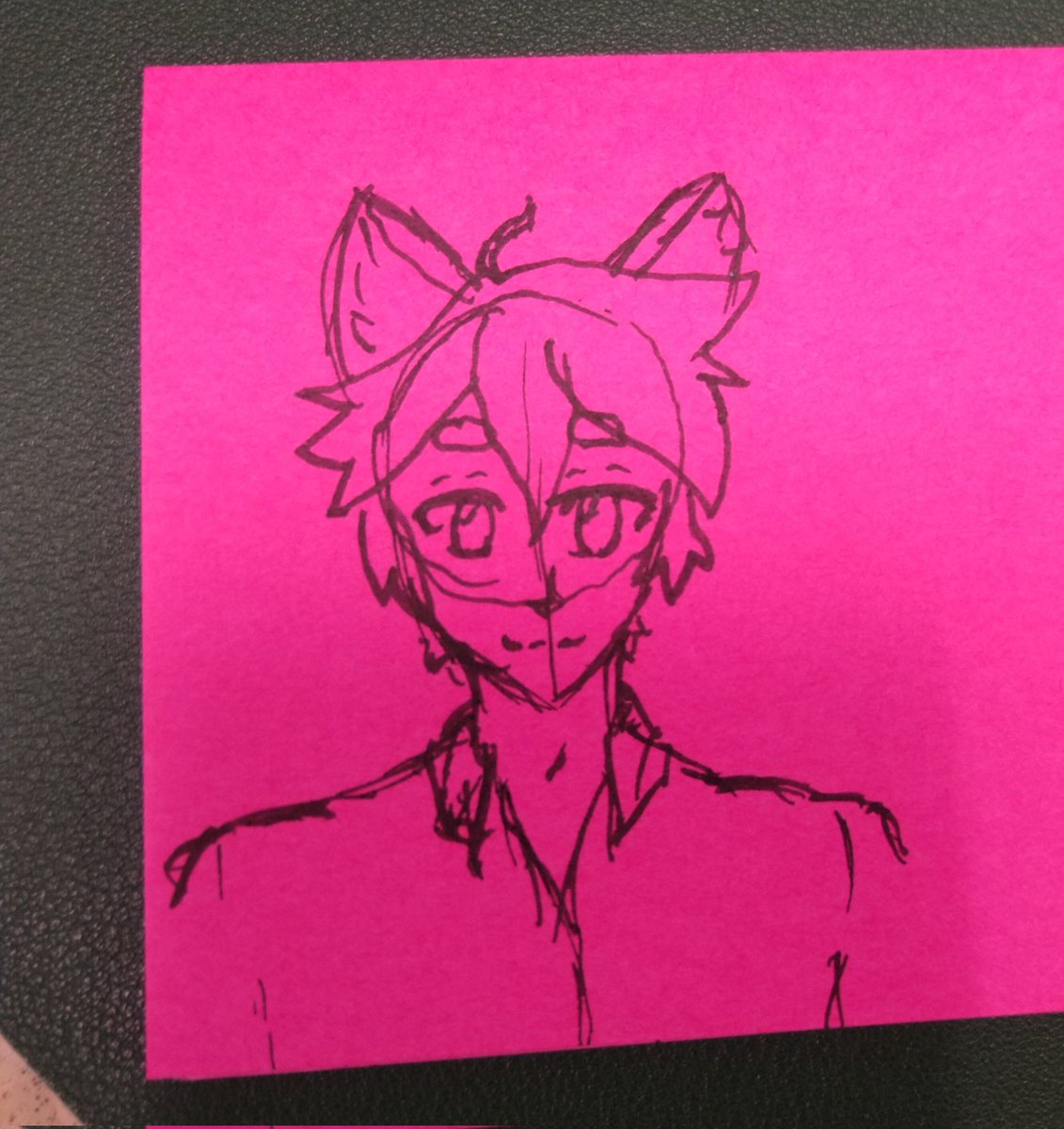 CobaltArt3's tweet photo. And another #stickynotesketch https://t.co/EG5UMelCaP