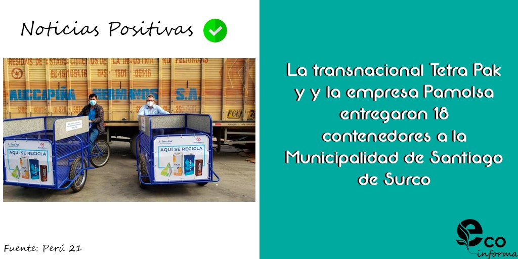 EcoinformaP's tweet photo. ¡Ecoalerta!🚨🤗
Informamos acontecimientos importantes que apoyan el desarrollo de un ambiente ecológico y saludable.
#econoticias #todosuma #ecoamigos #MunicipalidaddeSanIsidro #ONU #RioShore #Perú21 https://t.co/hMTqXI7SQe