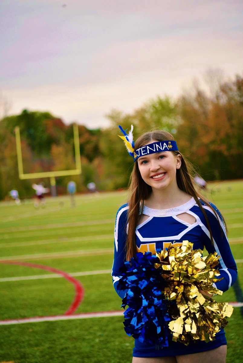 MahopacCheer's tweet photo. SENIOR SPOTLIGHT:Next we have captain Jenna Duffy! Jenna joined MHS cheer in 8th grade! She is a great leader &amp; never fails to motivate &amp; cheer on her teammates! She hopes to attend college to become a Physician Assistant! We will miss her! Congratulations Jenna! 💙💛 @Mahopac_AD https://t.co/obj5FWs21h