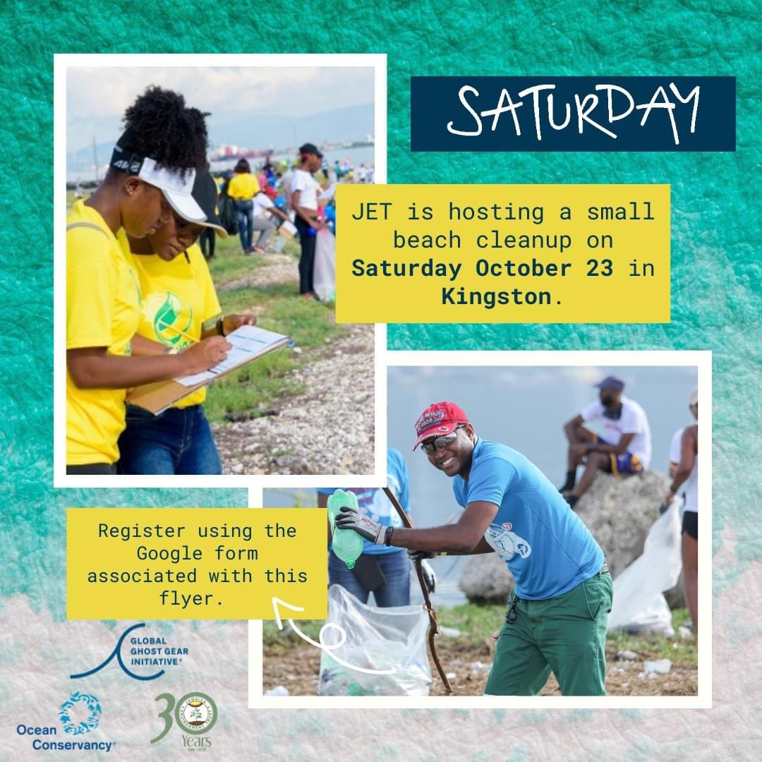 JET is seeking volunteers to participate in another small beach cleanup in Kingston on Saturday, Oct 23, starting at 8:00 am. 

If you are interested, click the link below to sign up:  
forms.gle/JaAm5oHXwwm4Cq…

The site will be shared once registration is confirmed.