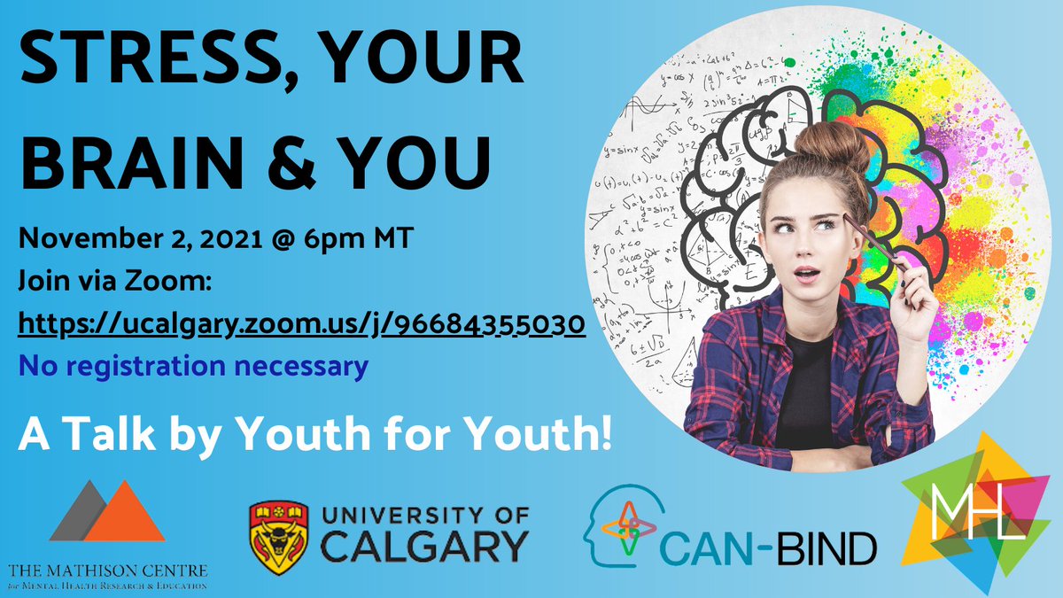 What is #stress anyway? What does a stressed-out #brain look like? What does a career in brain #science involve? Join the discussion as youth, neuroscientists, social workers &amp; psychiatrists share their stories (and some vivid brain imaging)! #GetLiterate #MentalHealth #edchat