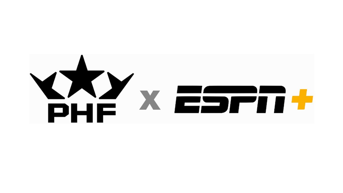 ESPNPR's tweet photo. Premier Hockey Federation (@PHF) to stream exclusively on @ESPNPlus

∙ The top women's professional hockey league in North America
∙ New rights agreement includes 60 '21-'22 regular season games, special events &amp; the Isobel Cup Playoffs

More: https://t.co/zC6a2FtsCO https://t.co/BsRsMJMjV5