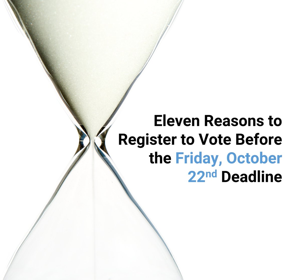 VoteSLCo's tweet image. If you haven't already registered to vote, do it today! The deadline to register and receive a ballot by mail is this Friday October 22nd. Visit got-vote.org and register online in a just a few minutes. #saltlakecounty #votebymail #registertovote #vote