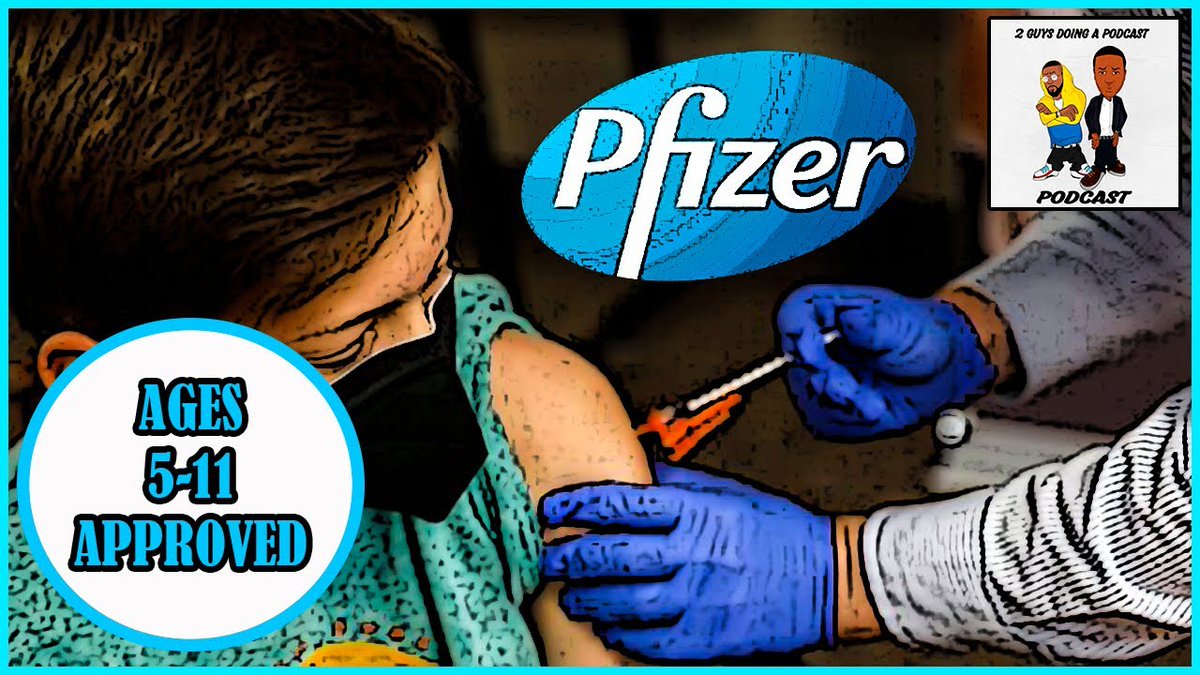 2guysdoingapod's tweet photo. A Kids Covid-19 Vaccine has been put up for approval by Pfizer. For Kids ages 5-11. Will you get the shot for your child?

Full video: https://t.co/KI5F9RAgSS

#Pfizer #kidsvaccine #vaccine #Kids #COVID19 #covid #viral #trending #breaking #breakingnews  #kidsunder12 https://t.co/X5AGLDLJST