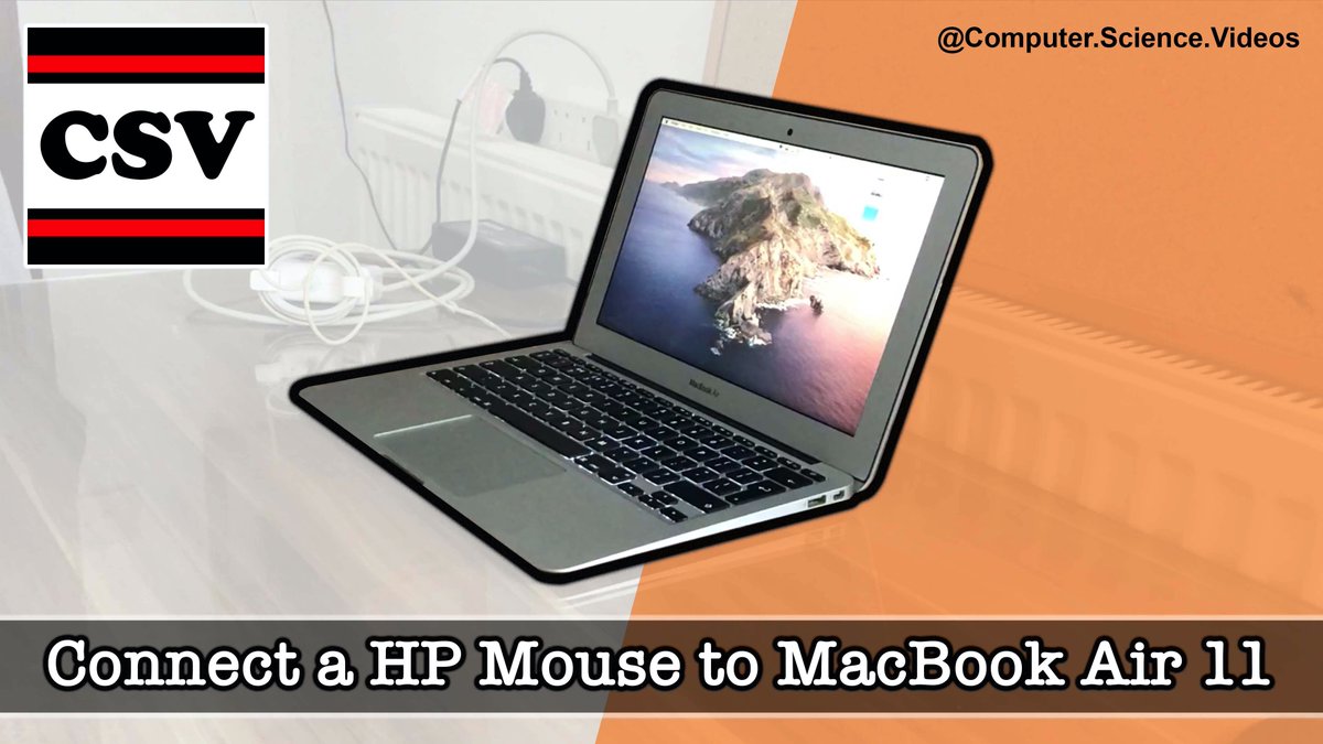 ComputerVideos's tweet photo. How to Connect a Wireless HP Mouse to a MacBook Air 11" Laptop - Basic Tutorial | New: https://t.co/999eG6FffG

#ComputerScienceVideos #YouTubeChannel #HP #MacBookAir #APPLE #HowToTutorials #Education2021 https://t.co/m52Lfg4QxX
