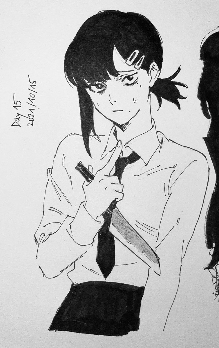 創作おやすみ
今回はチェンソーマン🔪🚬
#inktober 