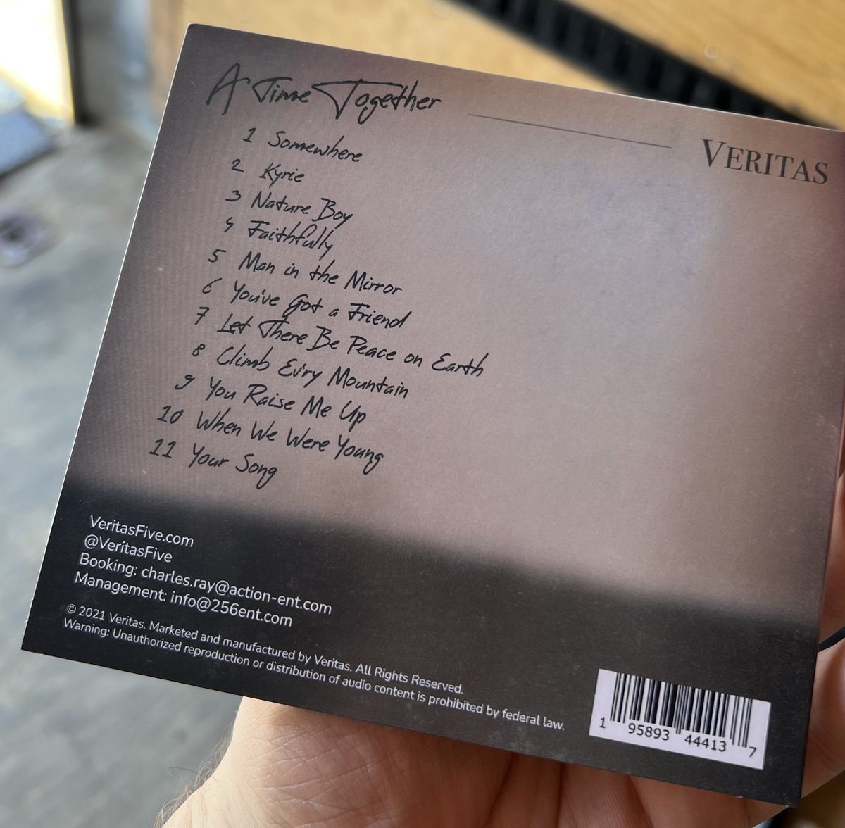 VeritasFive's tweet photo. We have some very exciting news to share!
Our new album "A Time Together" is now available for pre-order.  Just go to this link and order now:  https://t.co/m0PVw3e5dN https://t.co/H8FmPE31Ib