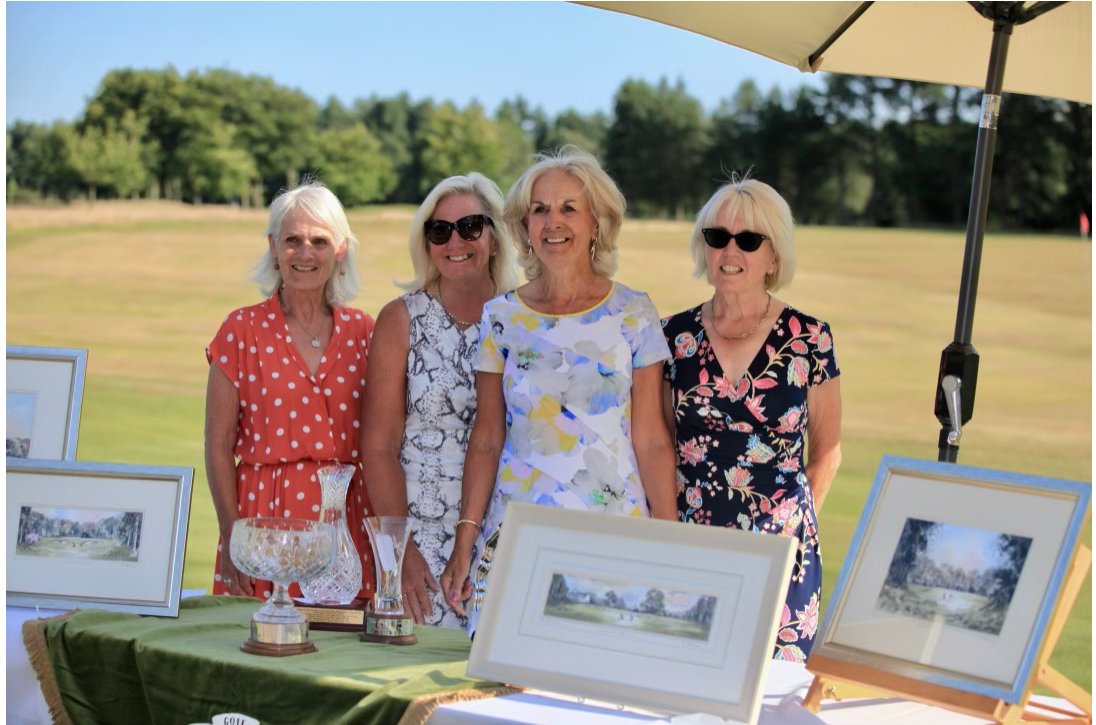 ormskirkgc's tweet photo. On this wet Autumn day we are reminded by these photographs of a lovely Summer's day when the Ladies' Captain presented her prizes. https://t.co/owciDbMZLj