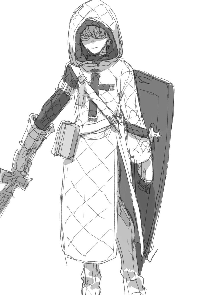 ここ最近絵自体描いて無さすぎてリハビリみたいになったモレーくんのらくがき 