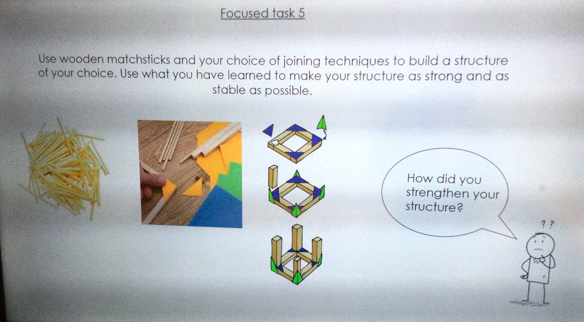 LSTClass09's tweet photo. Investigating joining techniques and applying what we have learned to build the strongest structure possible #STPSDT #framestructures #strengthen #reinforce https://t.co/XgVmtY3Ytg
