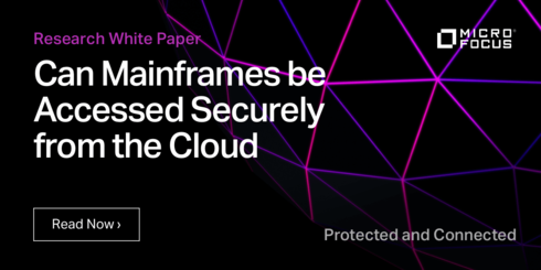 markbfernandes's tweet photo. Learn how to access the host and mainframe from the cloud with this @OstermanRsch whitepaper, "Can Mainframes Securely be Accessed from the Cloud?" #whitepaper https://t.co/WKEnBTGFgR #MyMicroFocus https://t.co/wRzgvWB65Q