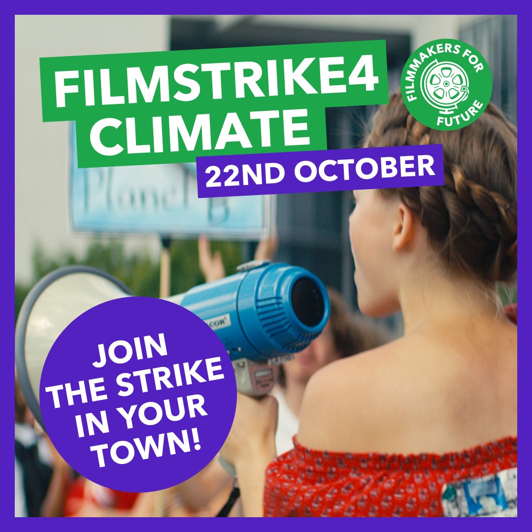 We continue to support the demands of @Fridays4future and call on all filmmakers to join the strike! Join us! @ecoset @Ecoprod_france @strike_film @WeAreALBERT @weareadgreen @GreenEyesFilm @crewunited @SPF_Vancouver @FFWildlife #uprootthesystem #filmmakers4future #crew4climate