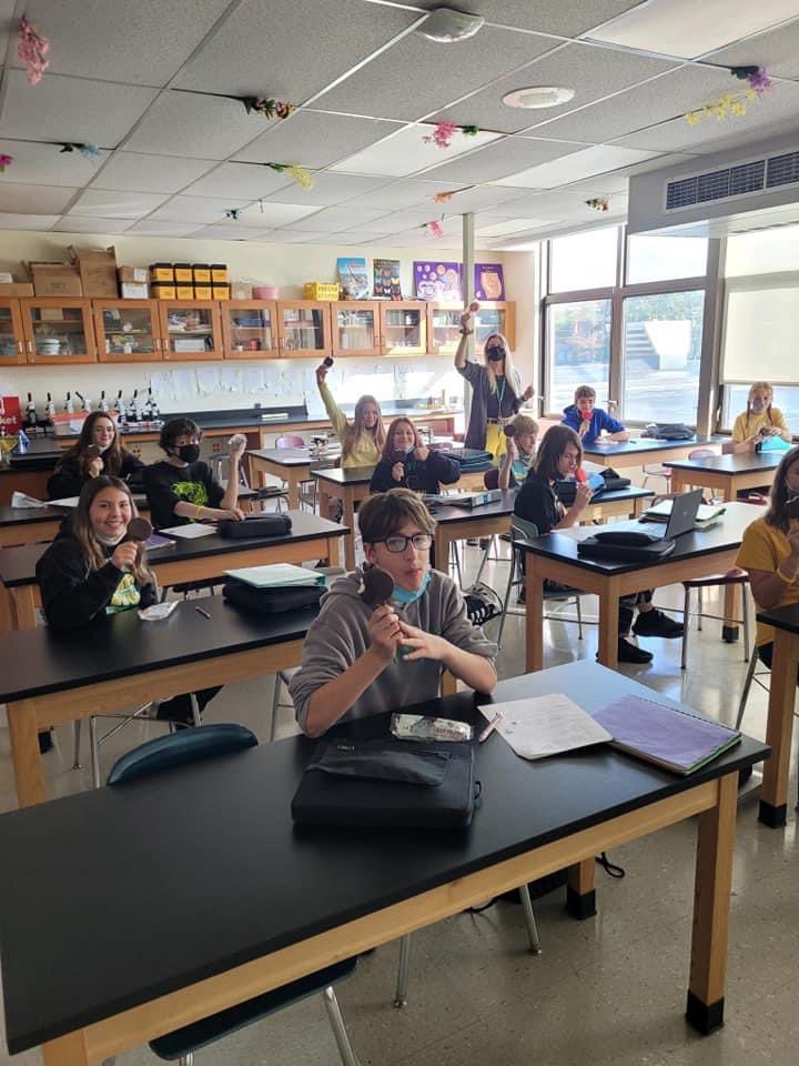 NCCSD_K12's tweet photo. โฆ option for those so inclined. What a wonderful, refreshing surprise! Thank you Eric and the entire staff at the Eden Dairy Queen for making our day! The smiles spread across the high school as fast as the ice cream did. #edenDQ #dillybars #nceaglespride https://t.co/Nir2wPV3Na