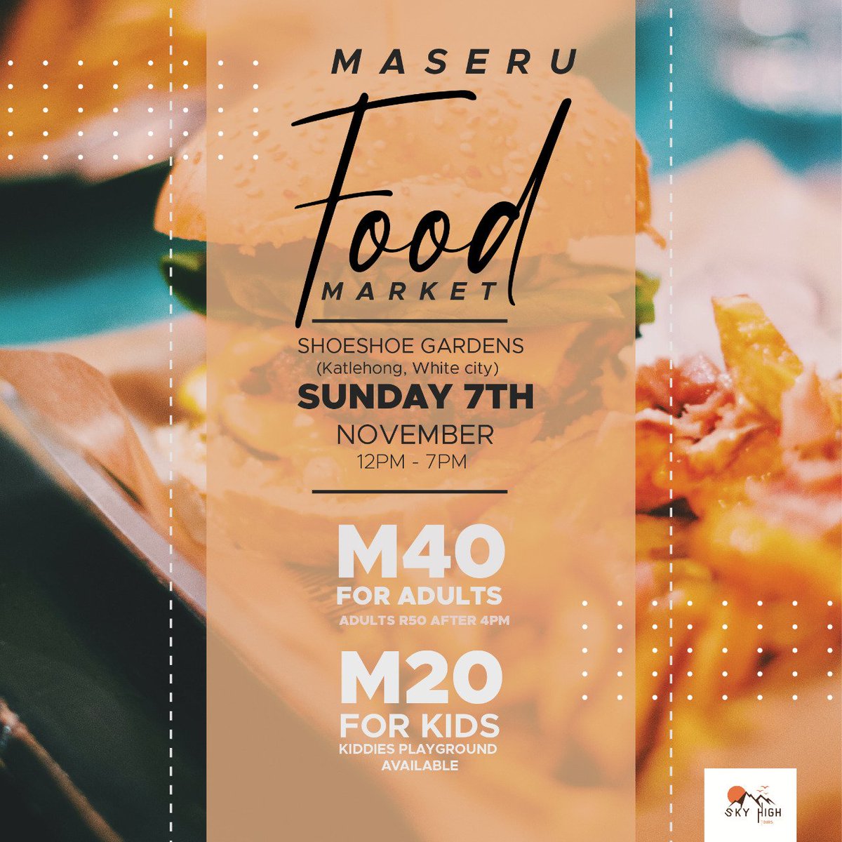FoodMaseru's tweet image. We can NOT wait to host you for yet another beautiful experience!!
Please share with your friends and followers. *LetsEatandConnect💃*
#7thNovember2021 
#DATECHANGE 
#SUNDAYFUNDAY 
#MaseruFoodMarket