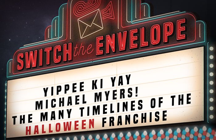 switchenvelope's tweet photo. #NowPlaying
October is  #HorrorMovies season on StE!
Join us on a new episode as we try to untangle the web of shifting timelines and continuity in the #Halloween film franchise. 

#indiepodcast #podernfamily

Episode link ⬇️
https://t.co/xoamHVpiGD https://t.co/ZLMBknIvAf