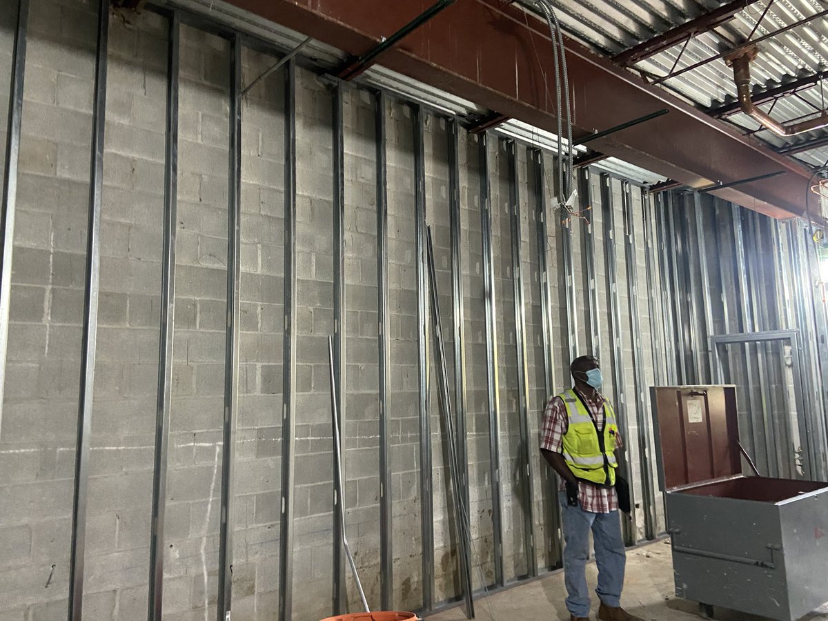 NLCCPS's tweet image. Our Culinary Lab is coming along! We can’t wait to see the finished product &amp;amp; get to cooking! #SpecialEducation #CTE #Culinarylab