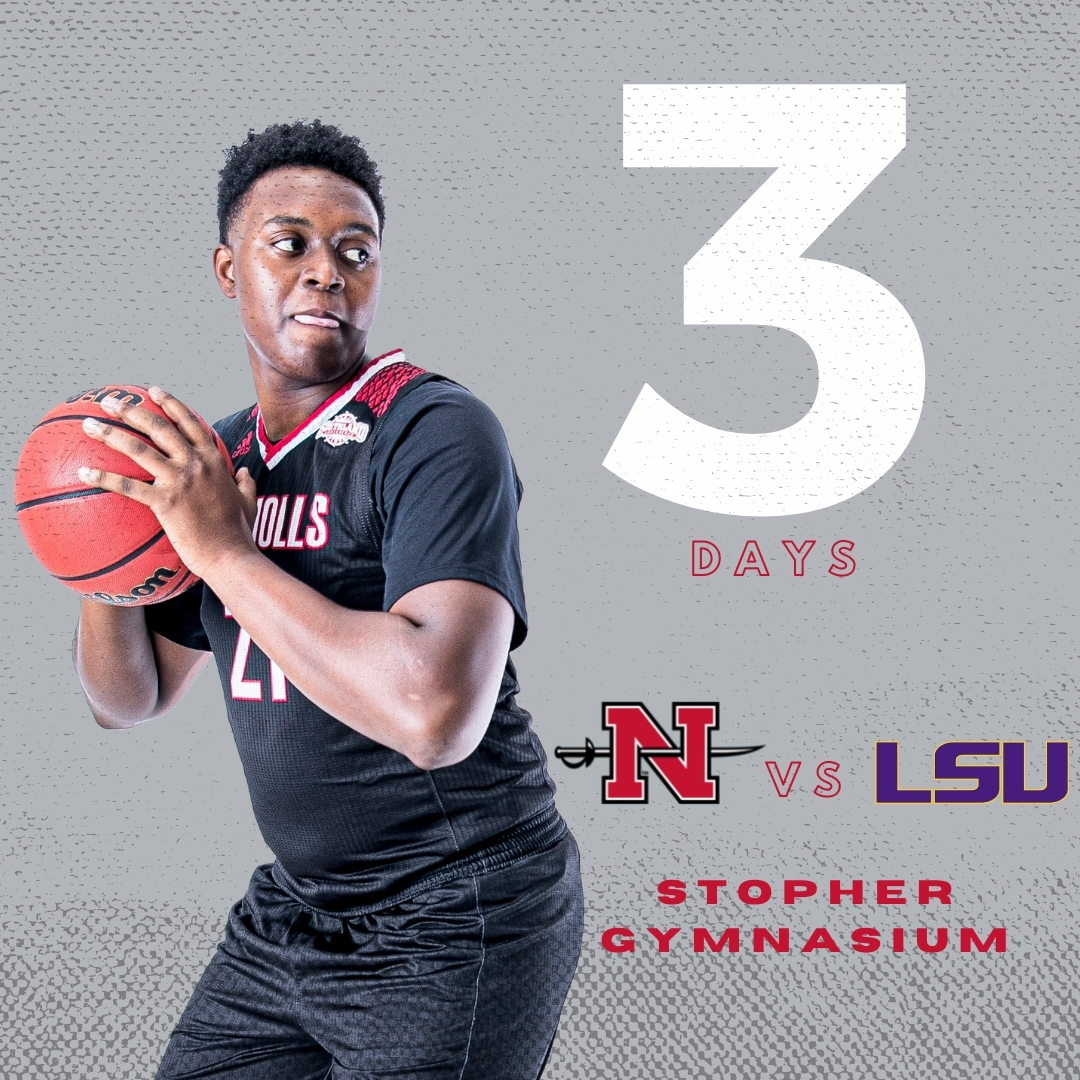 Only three more days...

🆚 <a href="/LSUBasketball/">LSU Basketball</a>
⏰ 1 p.m.
🗓️Saturday, Oct. 23
📍Stopher Gym

🎟️bit.ly/3C2jQRY