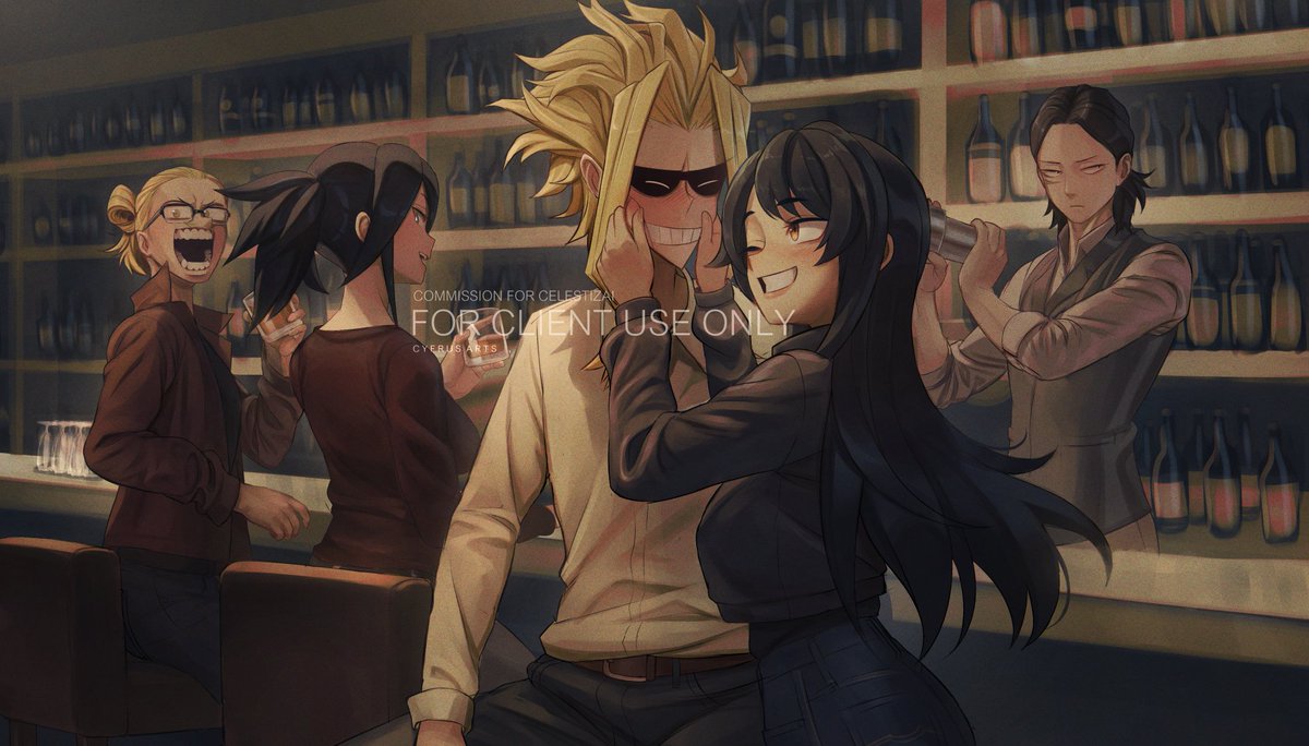 CyfrusArts's tweet photo. Night out 
Commission for @Celestizai 

#BNHAfanart #BnHAOC #Commission #CLIPSTUDIO #illustration https://t.co/6kLLaGsEHJ