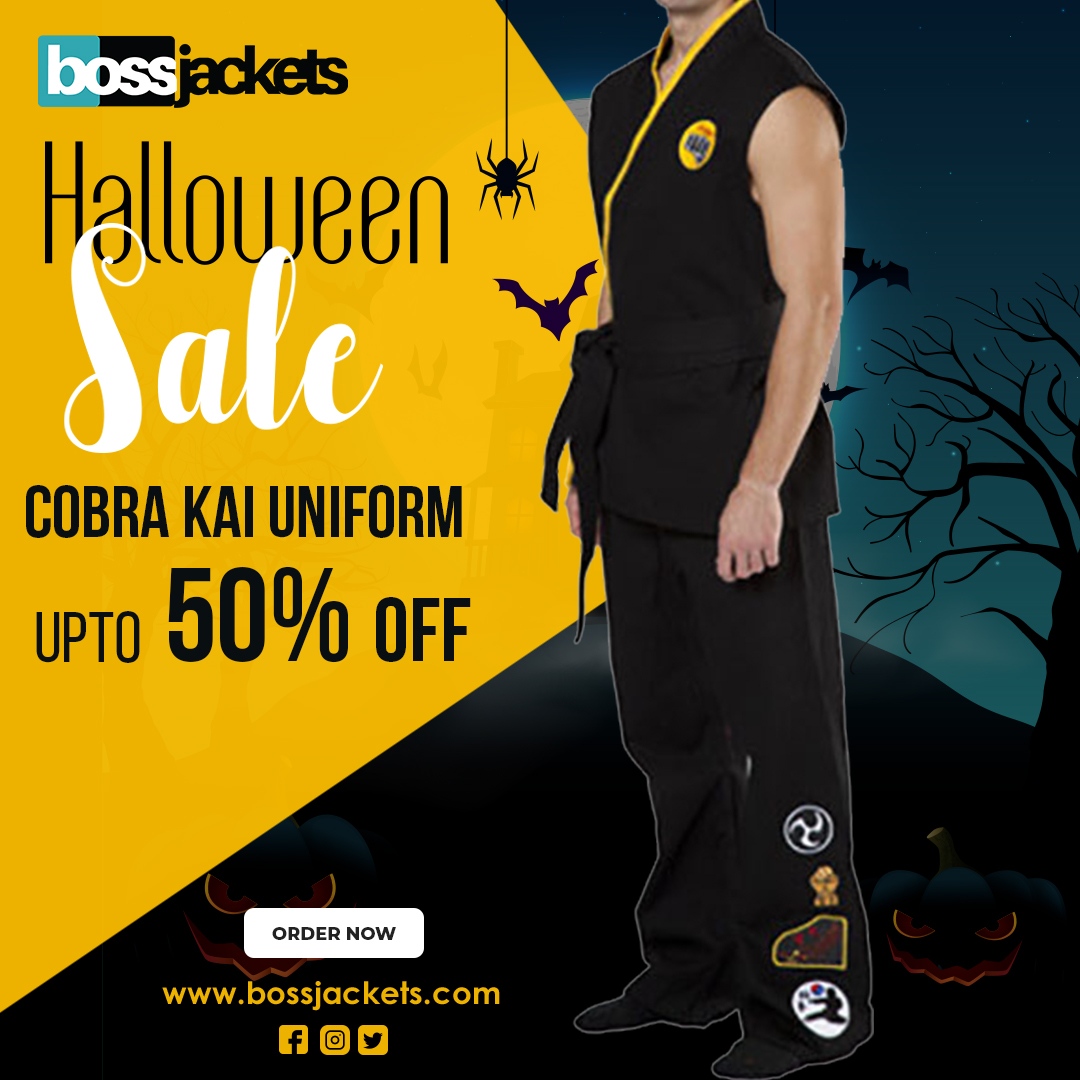 bossjackets's tweet photo. Here's your chance to get the look of Johnny Lawrence (William Zabka) as he appeared in the original Karate Kid with this Cobra Kai uniform.

Shop now:
https://t.co/66EmvEuIeD

#bossjackets #cobrakai #teamjohnny #TheKarateKid #JohnnyLawrence #WilliamZabka #legocobrakai #tvseries https://t.co/OadfpqvboH
