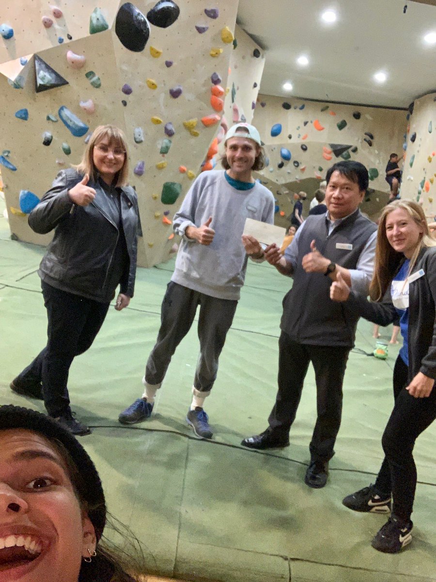 Great to hand over £600 community donation cheque from Lancaster road, Petrol Walthamstow and Blackhorse Lane to Yonder climbing centre to provide climbing classes to improve mental health and well being! <a href="/hayley_newby/">Hayley Newby</a> <a href="/KristianBlount/">Kristian Blount</a> <a href="/HawVicky/">Vicky Haw</a> <a href="/PeterBatt3/">Peter Batt</a>