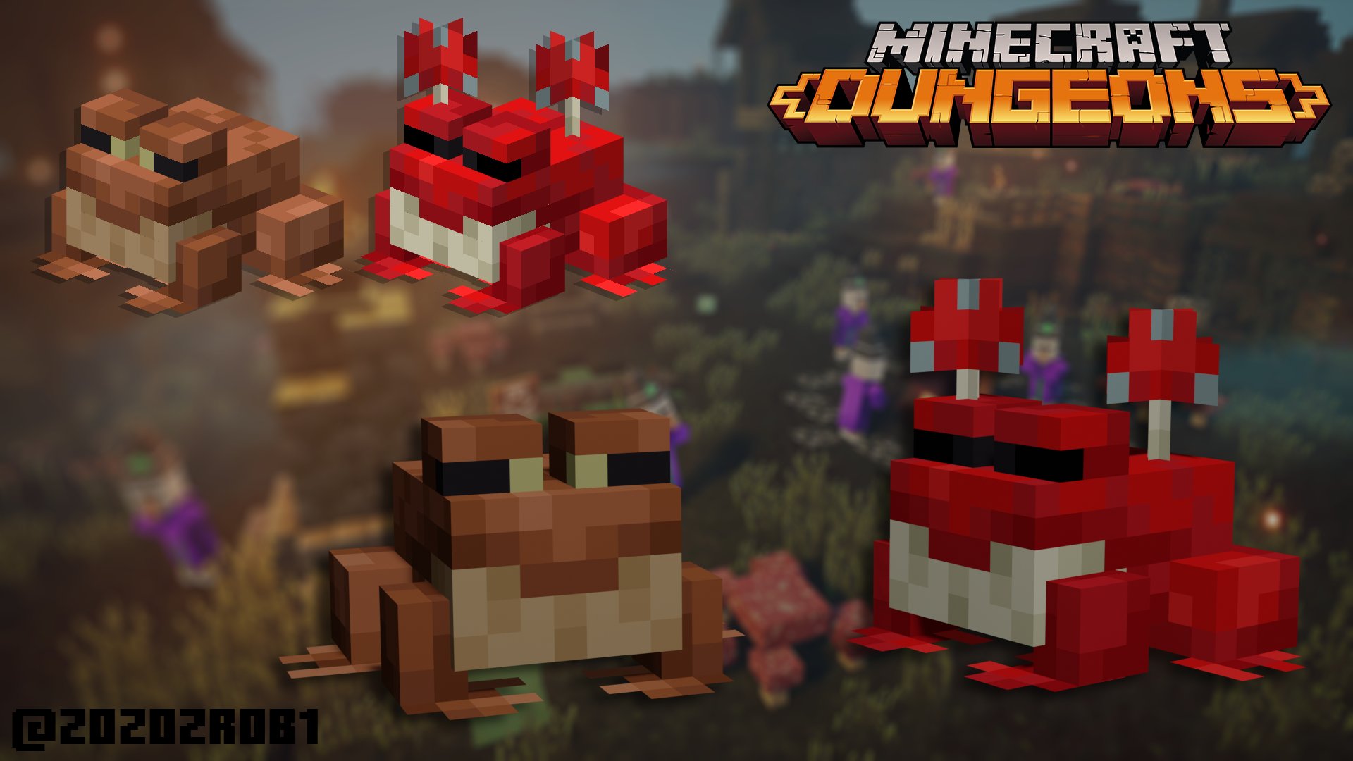 Zozozrob New Pet Frogs Minecraft Minecraftdungeons T Co N4mf6xefh5 Twitter