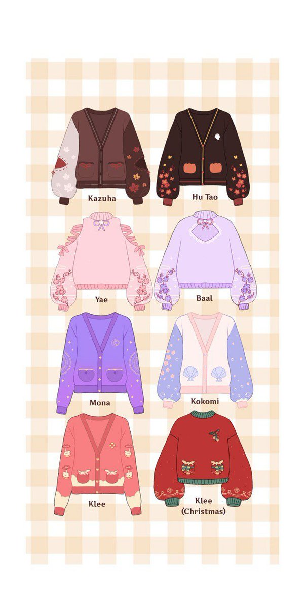 HeyCloudyDay_'s tweet image. [RT really appreciated ✨]
The fall kickstarter is very close so..THE FINAL SURVEY HAS BEGUN! Vote for your favorite:

🤍KAZUHA
🤎HU TAO
💖YAE
💜BAAL
🌟MONA
🐚KOKOMI
❤️KLEE
🌲KLEE CHRISTMAS

THANK YOU VERY MUCH FOR EVERYTHING,your support means a lot to me 😭 POLL⬇️#GenshinImpact