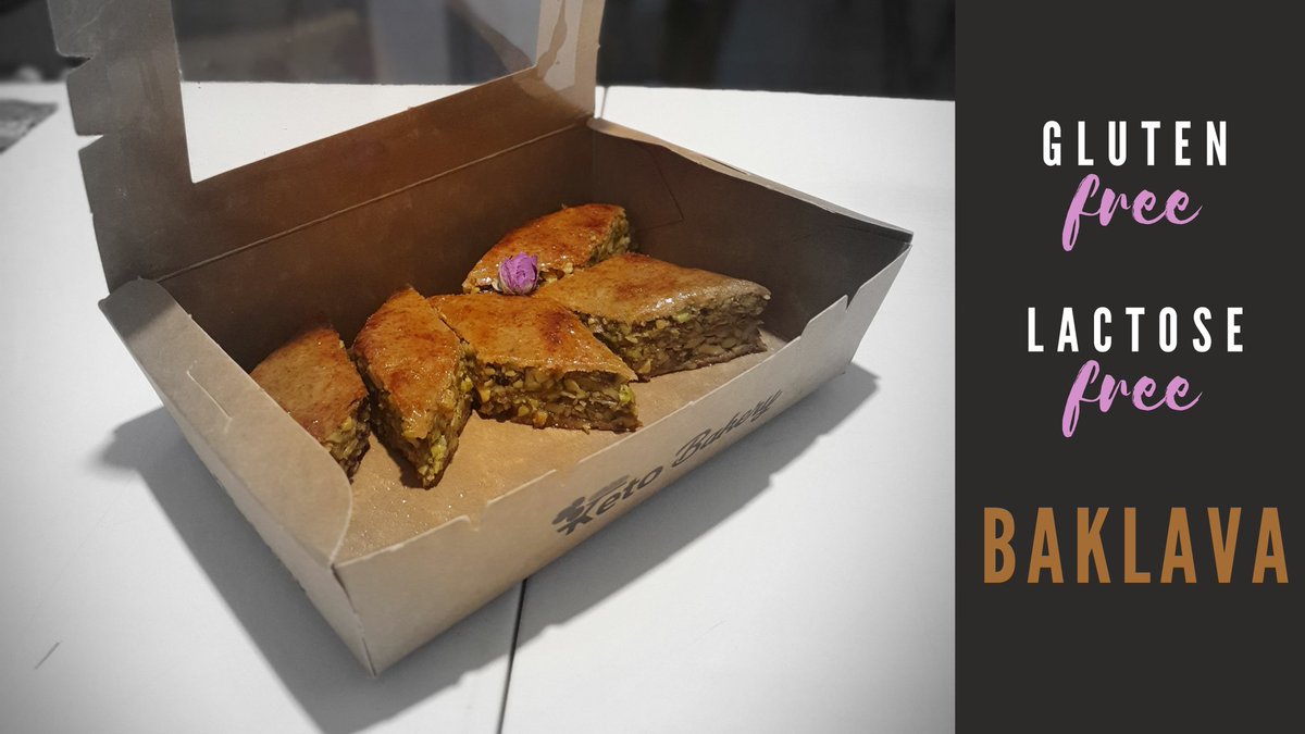 It's known that diamond shaped delight: BAKLAVA is a no-no for anyone who has celiac disease, gluten intolerance and/or lactose intolerance. But Keto Bakery in #Slemani #Kurdistan makes it a YES-YES! ⬇️ instagram.com/ketobakery2021…