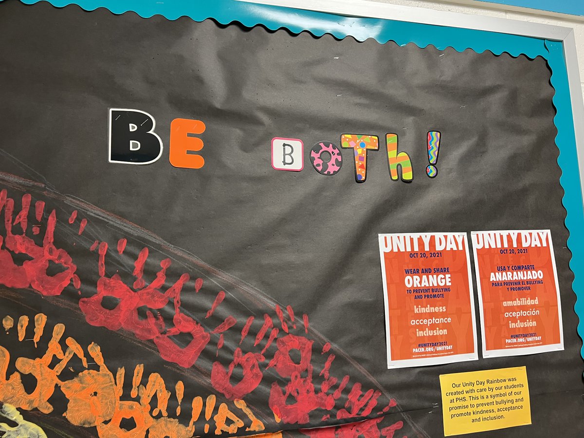 PHE_Mariners's tweet image. Our Unity Day Rainbow was created by our students at PHE. This is a symbol of our promise to prevent bullying &amp;amp; promote kindness, acceptance &amp;amp; inclusion. Big shout out to our parents, Mrs. Ricker &amp;amp; Mrs. Swaine for making this happen. #unityday2021 #theheartofccs #ccsunity