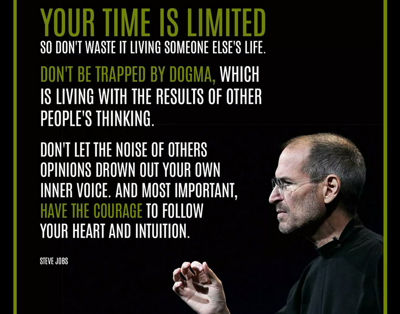 "Have the #courage to follow your heart even if it leads you off the well worn path." - Steve Jobs

#LifeGoals #Vision #Entrepreneur #Intuition