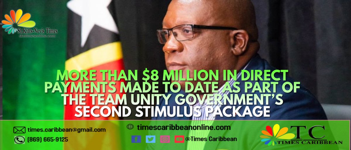 MORE THAN $8 MILLION IN DIRECT PAYMENTS MADE TO DATE AS PART OF THE TEAM UNITY GOVERNMENT’S SECOND STIMULUS PACKAGE – Times Caribbean Online https://t.co/A6qammt692 https://t.co/GUm0WMNmfW