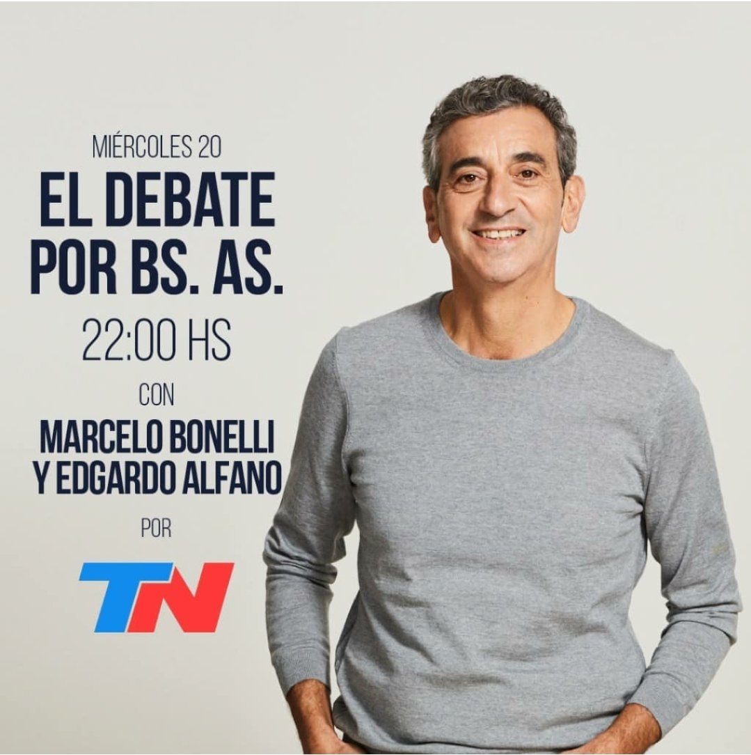 Hoy 22hs en <a href="/todonoticias/">TN - Todo Noticias</a>!!

<a href="/RandazzoF/">Florencio Randazzo</a>

#VamosConVos
 #DebateBsAs  
#VivirConTranquilidad #RandazzoVaConVos