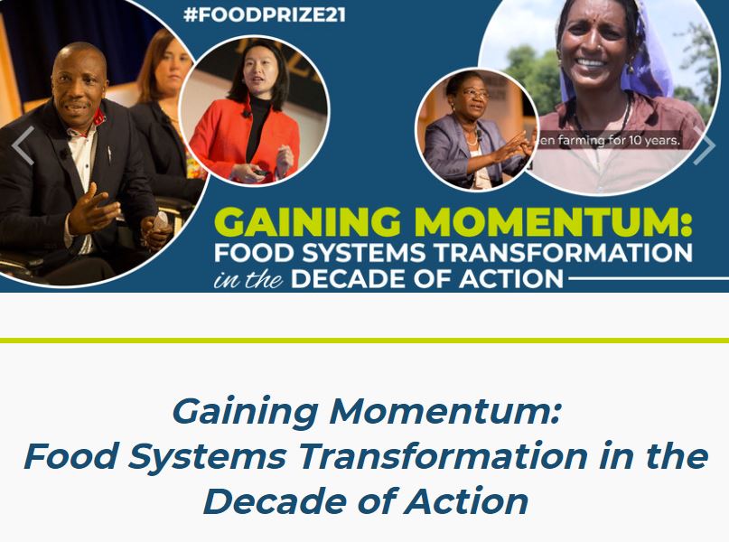 Join me this Friday for a session on 'Nutrition-Sensitive #FoodSystems' for the @WorldFoodPrize 2021 Borlaug Dialogue - Gaining Momentum: Food Systems Transformation on the Decade of Action. 

📅Oct 22, 9:00am - 10:15am CDT 
bit.ly/3G9ndt4

#FoodPrize21 #Nutrition #SDG2