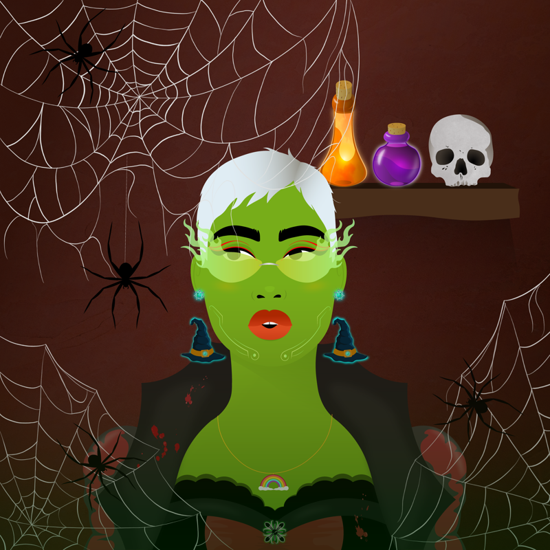 Smootzz_'s tweet photo. Happy Halloween!! 🎃🎃 #HallWoWeen @worldofwomennft https://t.co/jZi3Q3yH2r
