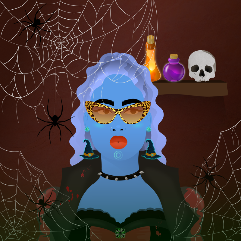 Smootzz_'s tweet photo. Happy Halloween!! 🎃🎃 #HallWoWeen @worldofwomennft https://t.co/jZi3Q3yH2r
