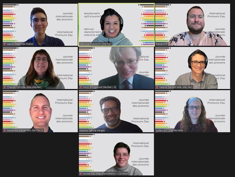 The PSP Events &amp; Engagement Committee would like to thank the 500+ public servants who participated in the #InternationalPronounsDay panel discussion! 

Words and pronouns matter. Inclusive language plays an important role in fostering safer &amp; inclusive spaces for all.