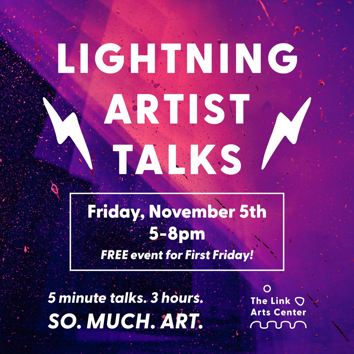 thelinkadk's tweet photo. The countdown to #FirstFridayPlattsburgh is on - and we’re SO EXCITED for next month. November 5th we’re hosting a series of lightning artist talks!

⚡️ARTISTS⚡️
If you’re a local artist interested in participating: https://t.co/v4tZ6mg3IV https://t.co/xGcJzzzth3