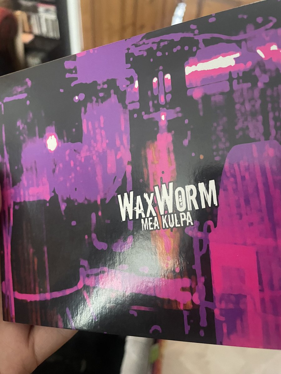 Have you got your copy of our album — Mea Kulpa — yet?

Dark electro-chaos for fans of NIN / Lustmord / Tangerine Dream.

We’re really pleased with how the art and packaging turned out.

Get it on CD including a download code via <a href="/Bandcamp/">bandcamp</a>: waxwormband.bandcamp.com/album/mea-kulpa