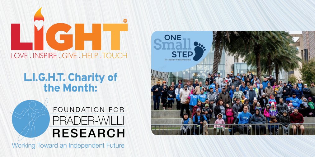 TSAOG_Ortho's tweet photo. Here at TSAOG, we have a L.I.G.H.T charity program that supports San Antonio non-profit organizations through donations and volunteer efforts each month.
This month’s charity for the month of October goes to Prader-Willi Research.
#Giveback #teamTSAOG #localnonprofit https://t.co/zjaWezGxDD