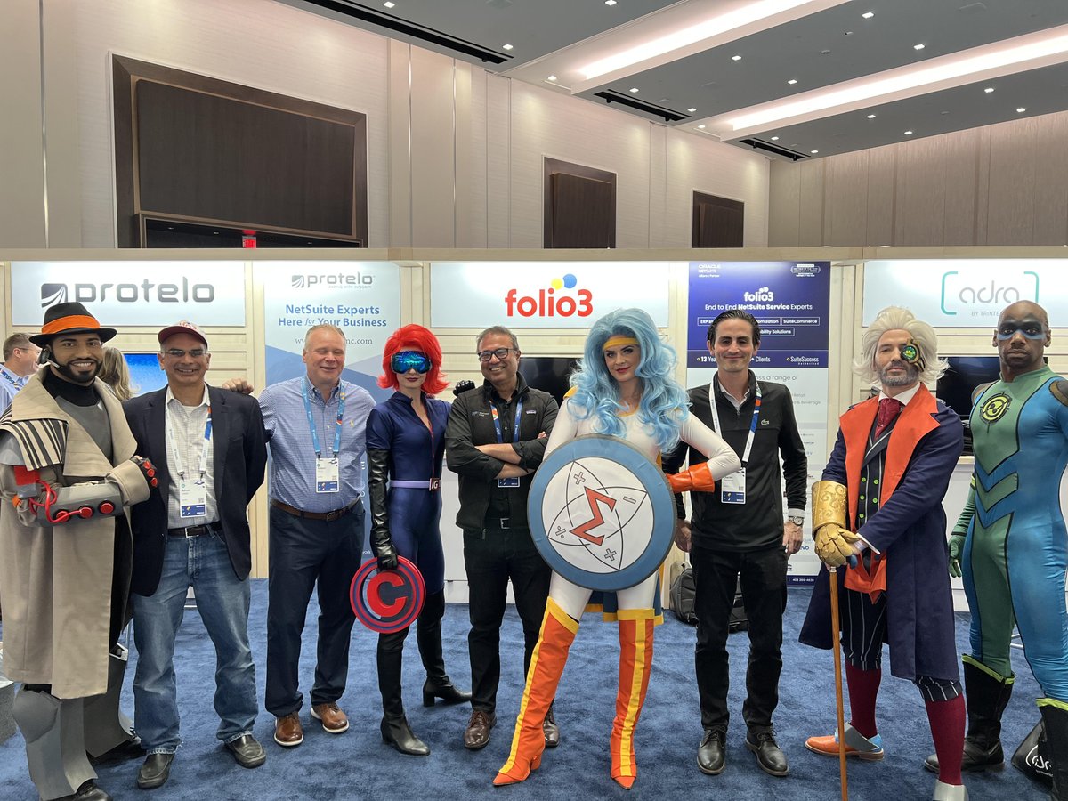 folio_3's tweet photo. Team Folio3 meets the @NetSuite Superheroes! A formidable alliance! 

#SuiteWorld #NetSuiteAP #NetSuiteERP#NetSuiteImplementation #NetSuiteIntegration #SuiteWorld2021 https://t.co/At5qwkgtlD