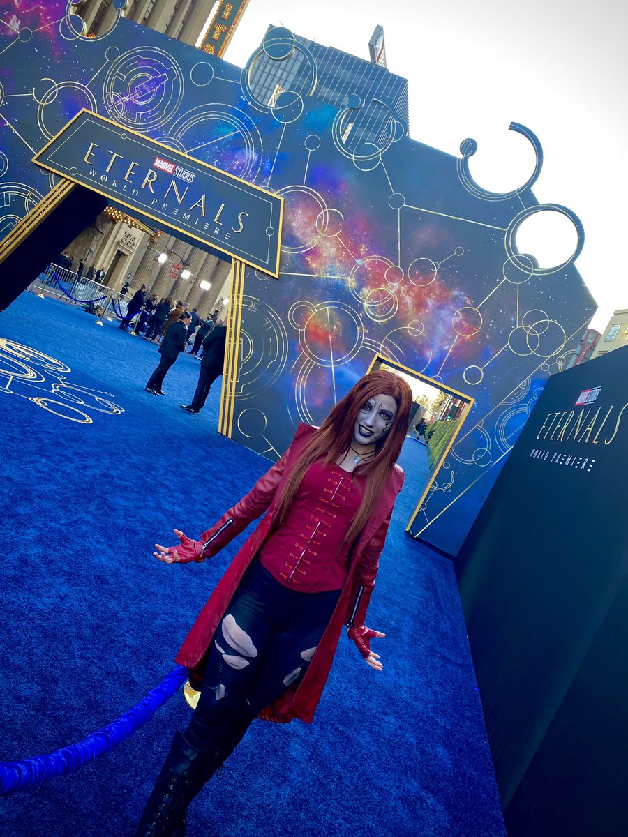 BirdsOfPlay's tweet photo. Thanks for all the love for my Zombie Wanda cosplay at the #EternalsPremiere! https://t.co/M0iFFJUBeT