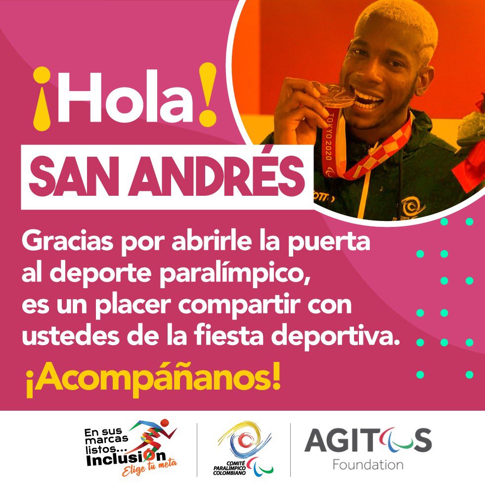 COLParalimpico's tweet photo. El imponente mar de los 7 colores nos recibe  y su gente está  lista para decir, ¡en sus Marcas, Listos… Inclusión! 💙

Gracias por permitirnos llevar el deporte paralímpico a cada región del país ✈️

Conoce los detalles 👉🏻 https://t.co/FvSyePhdLy 

#EnSusMarcasListosInclusion https://t.co/QNCZR21ExV