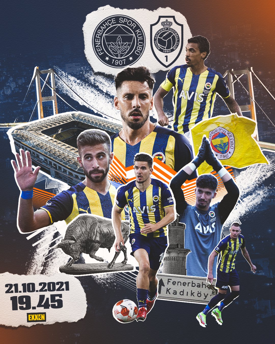 Fenerbahçe Antwerp Maç Görseli