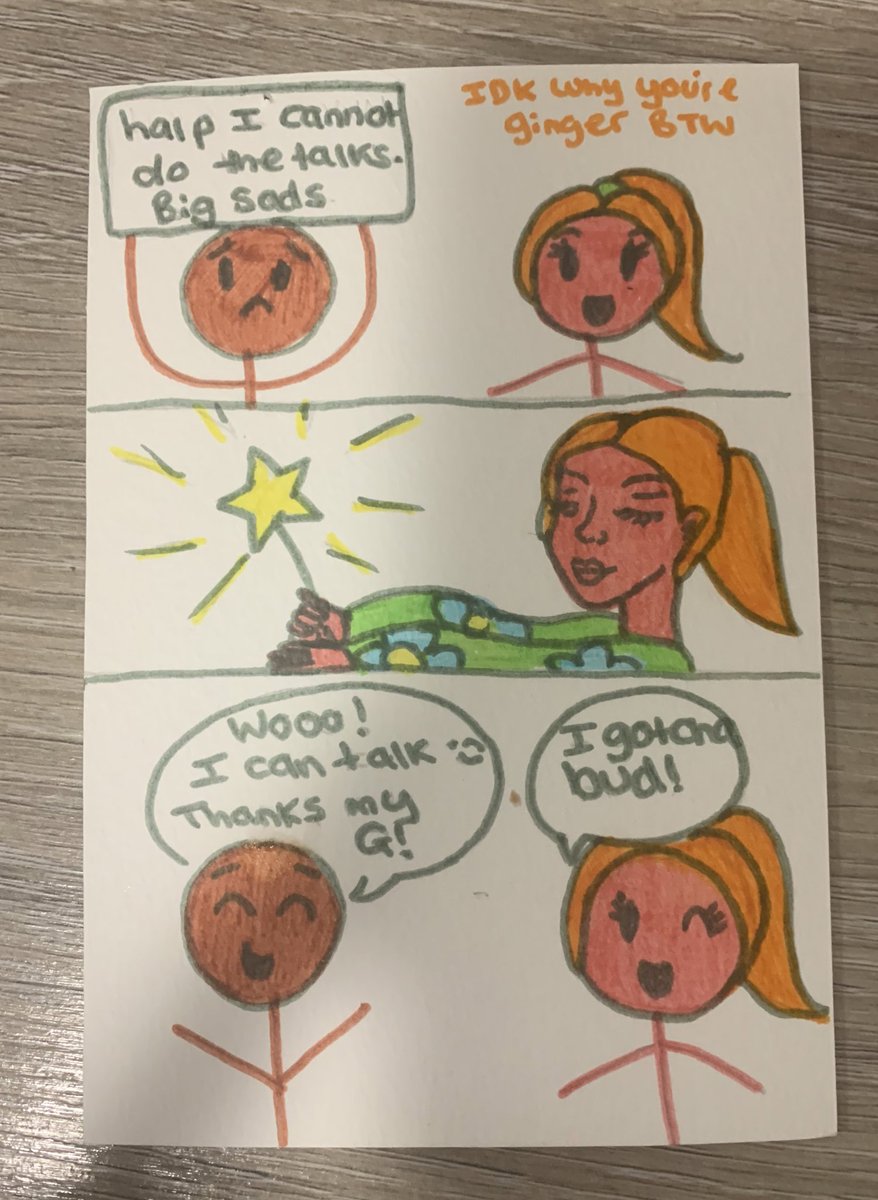 tildawatts_SLT's tweet photo. A young person at work made me this and it made my week!!! I’m even wearing the cardigan I wear to work a lot 😭 I love my job 🥰 https://t.co/zXh630oxN2