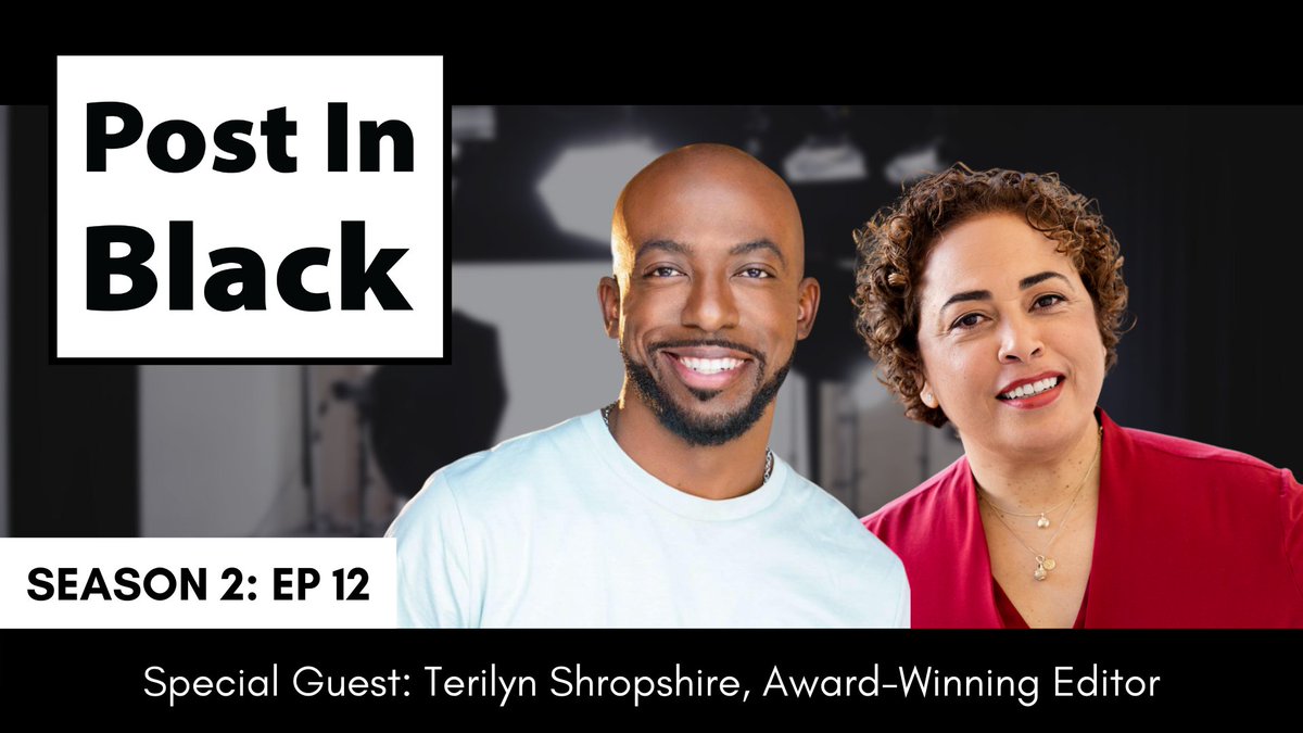 postinblack's tweet photo. We get the distinct honor of speaking with award-winning editor Terilyn Shropshire (@tashrop) on today's ep of @PostInBlack! We talk about why Terilyn is a major and personal inspiration for #PostInBlack, her journey into editing, networking &amp; more. Watch: https://t.co/zoXI2is7Fy https://t.co/cVubTi3Vga
