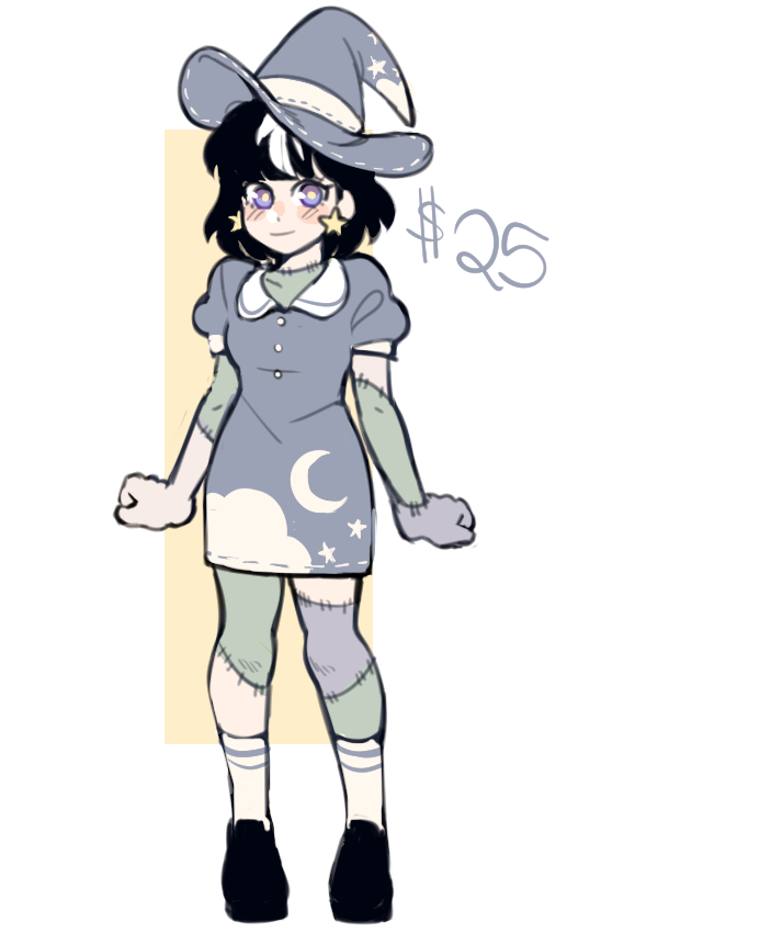 JUNlPERHEART's tweet photo. AH!!! another halloweenie adopt!!!!! :D a zombie witch...... if you're interested in buying, feel free to dm me okay!!!! ^w^<3333 https://t.co/3ivE6B8BcA
