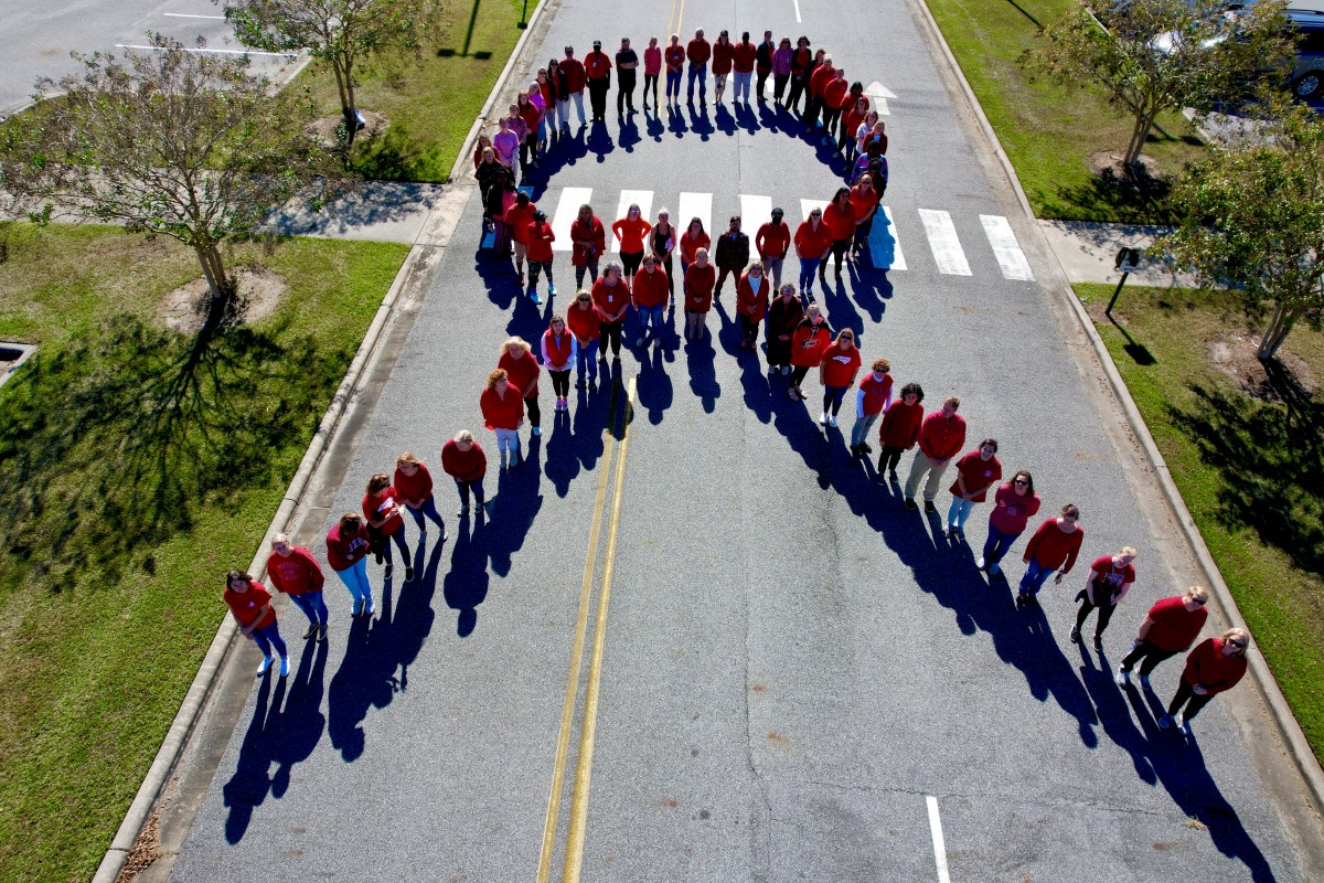 Devem's tweet photo. BCS Staff Celebrating Red Ribbon Week for 2021 @BeaufortCoSchNC @redribbonweek #RedRibbbonWeek #DrugFreeLooksLikeMe https://t.co/AztOHSxZ6K