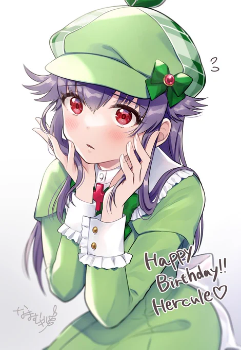 エリーお誕生日おめでとう💚💚💚
 #happybirthday_hercule  #milkyholmes 